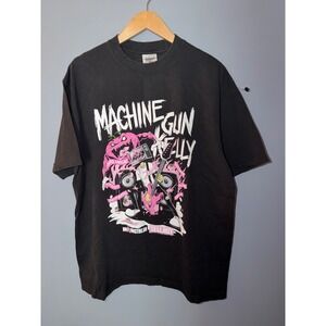 Machine Gun Kelly Mainstream Sellout Tour 2022 T-Shirt Shaka Wear Black XL Mens
